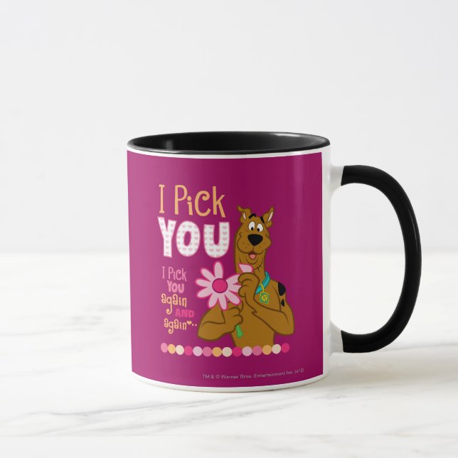Scooby Doo - I Pick You Mug (Right)