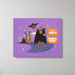 Scooby-Doo   I Vant a Scooby Snack Canvas Print