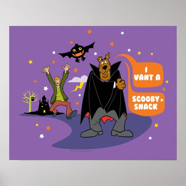 Scooby-Doo | I Vant a Scooby Snack Poster (Front)