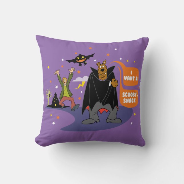 Scooby-Doo | I Vant a Scooby Snack Throw Pillow (Front)