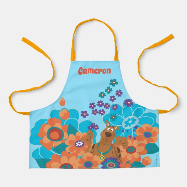 Scooby-Doo In Flowers Apron (Front)