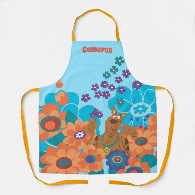 Scooby-Doo In Flowers Apron (Front)