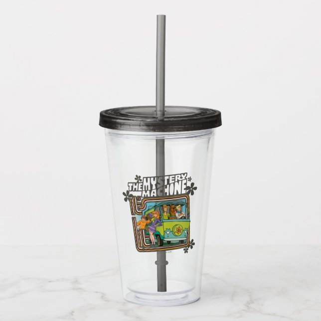 Scooby-Doo | "It's Lit" Mystery Machine Graphic Acrylic Tumbler (Front)