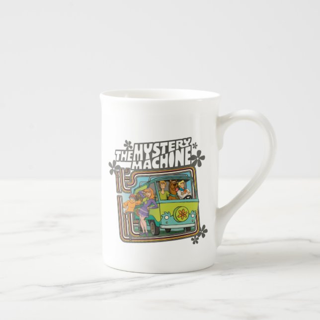 Scooby-Doo | "It's Lit" Mystery Machine Graphic Bone China Mug (Right)