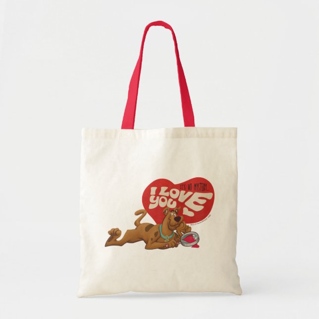 Scooby-Doo - It's No Mystery… I Love You Tote Bag (Front)
