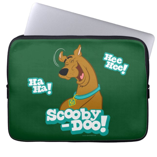 Scooby-Doo Laughing Laptop Sleeve (Front)