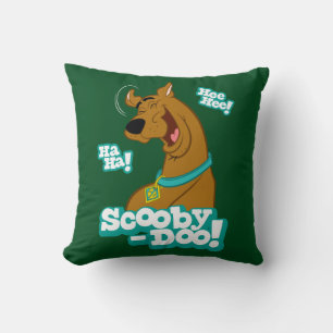 Scooby-Doo Laughing Throw Pillow