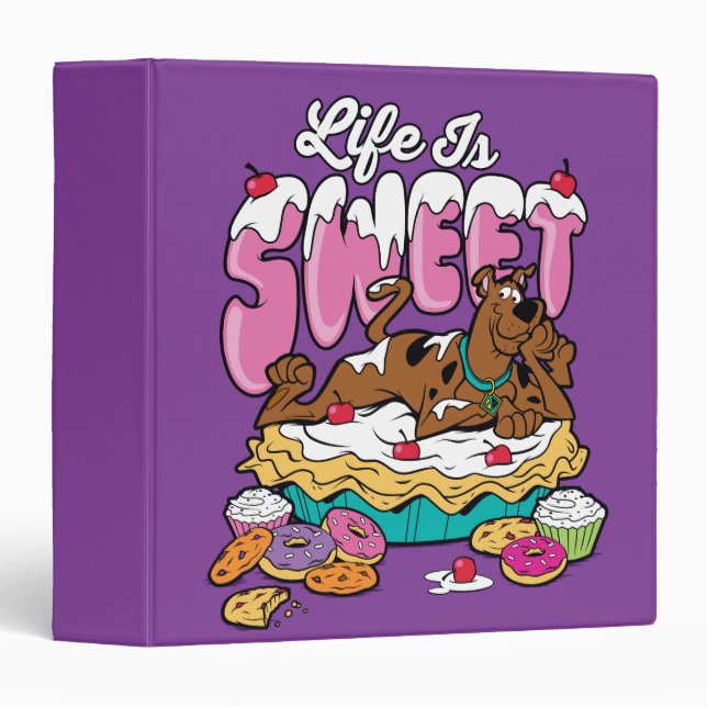 Scooby-Doo "Life Is Sweet" Binder (Front/Spine)