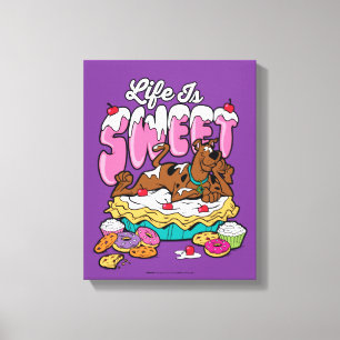 Scooby-Doo "Life Is Sweet" Canvas Print
