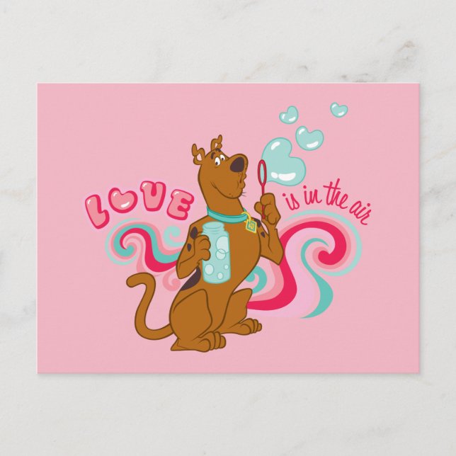 Scooby-Doo - Love Is In The Air Holiday Postcard (Front)