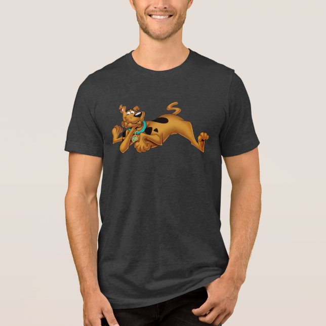 Scooby-Doo Lying Down Tri-Blend Shirt (Front)