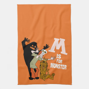 Scooby-Doo M is for Monster Kitchen Towel