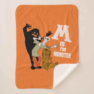 Scooby-Doo   M is for Monster Sherpa Blanket