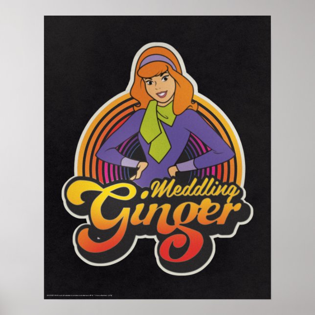 Scooby-Doo | "Meddling Ginger" Daphne Poster (Front)