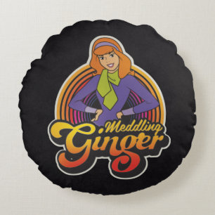 Scooby-Doo   "Meddling Ginger" Daphne Round Pillow