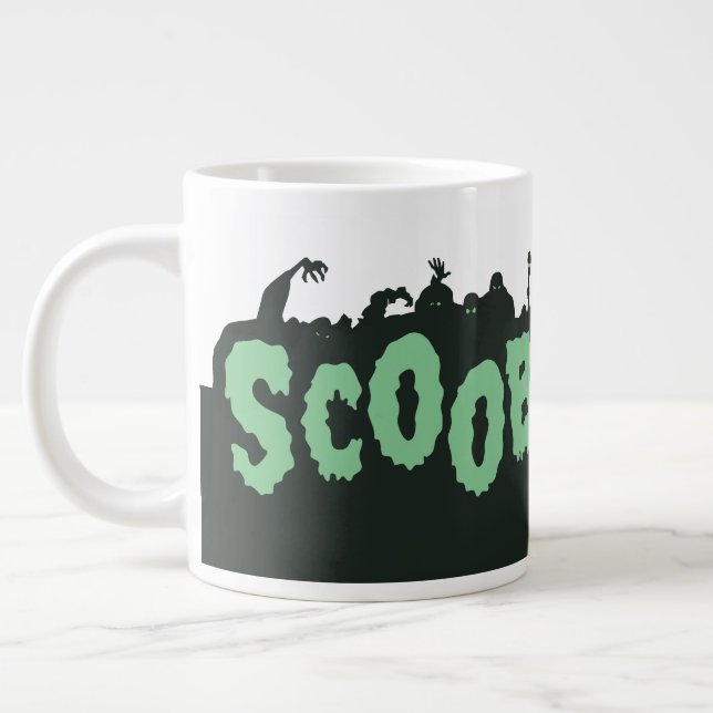 Scooby-Doo! Monster Silhouette Logo Large Coffee Mug (Left)