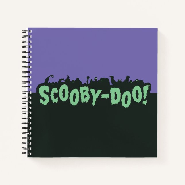 Scooby-Doo! Monster Silhouette Logo Notebook (Front)