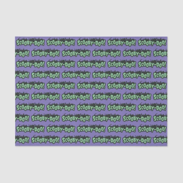Scooby-Doo! Monster Silhouette Logo Tissue Paper (Front)