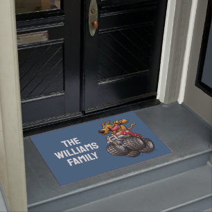 Scooby-Doo Monster Truck   Add Your Name Doormat