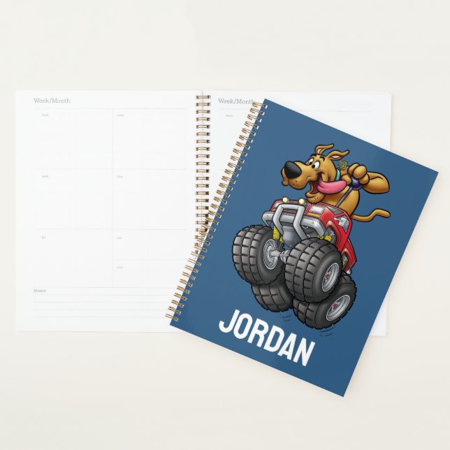 Scooby-Doo Monster Truck | Add Your Name Planner (Display)