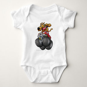 Scooby Doo-Monster Truck Baby Bodysuit