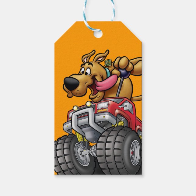 Scooby Doo-Monster Truck Gift Tags (Front)