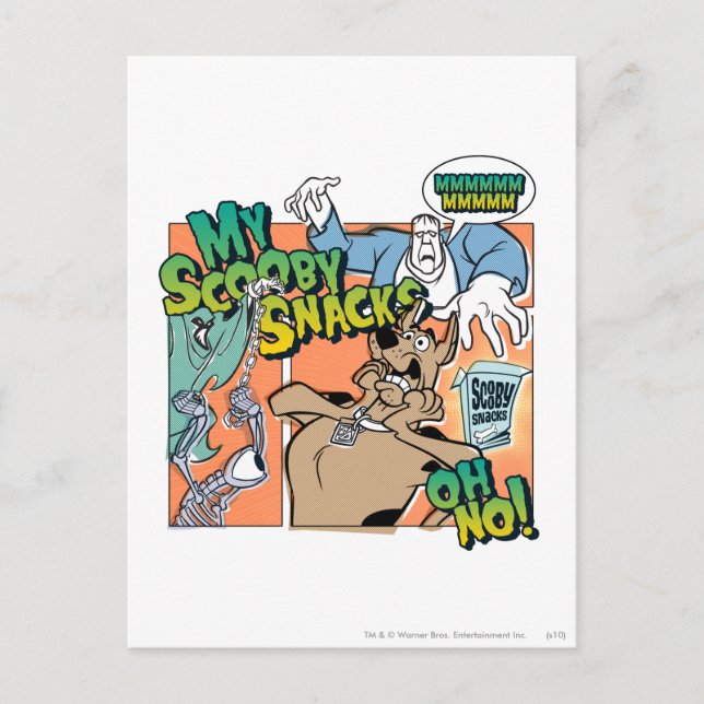 Scooby-Doo "My Scooby Snacks" Postcard (Front)