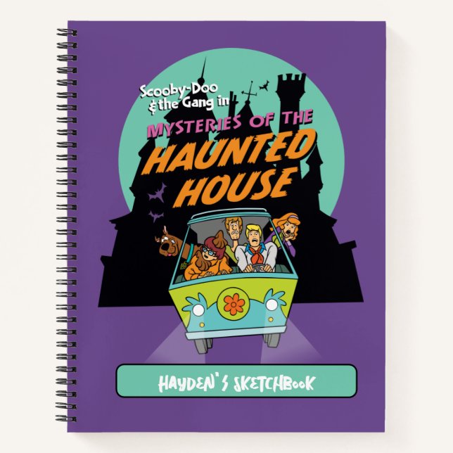 Scooby-Doo "Mysteries Of The Haunted House" Sketch Notebook (Front)