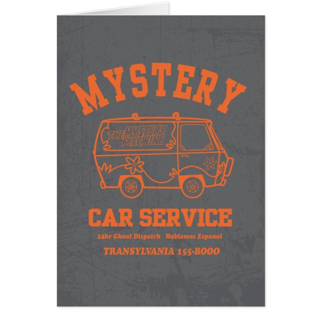 Scooby-Doo "Mystery Car Service" Graphic (Front)