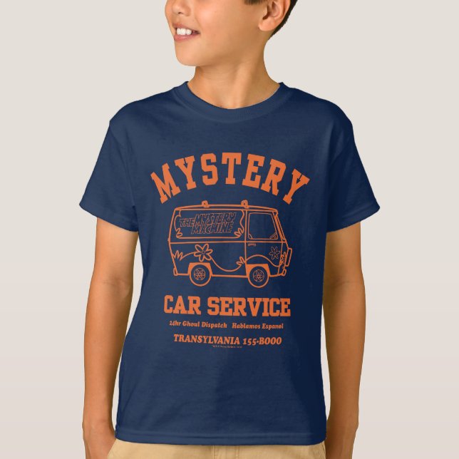 Scooby-Doo "Mystery Car Service" Graphic T-Shirt (Front)