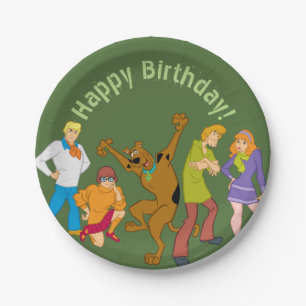 Scooby-Doo Mystery Inc. Whole Gang Paper Plate