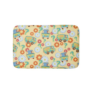 Scooby-Doo Mystery Machine Flower Pattern Bath Mat