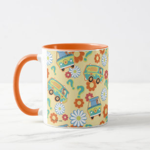 Scooby-Doo Mystery Machine Flower Pattern Mug
