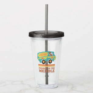 Scooby-Doo Mystery Machine "Peddle to the Meddle" Acrylic Tumbler