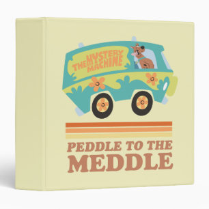 Scooby-Doo Mystery Machine "Peddle to the Meddle" Binder