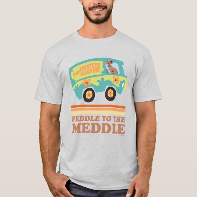 Scooby-Doo Mystery Machine "Peddle to the Meddle" T-Shirt (Front)