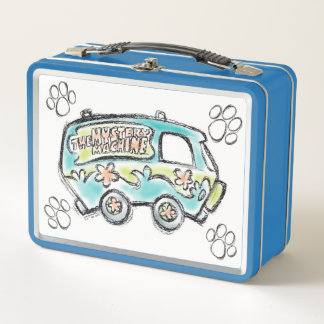 Scooby-Doo | Mystery Machine Sketch Metal Lunch Box