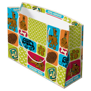 Scooby-Doo Mystery Pattern Large Gift Bag