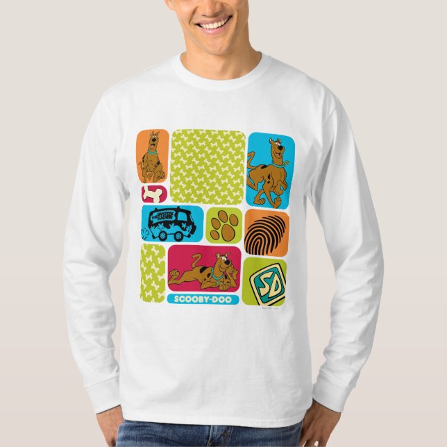 Scooby-Doo Mystery Pattern T-Shirt (Front)