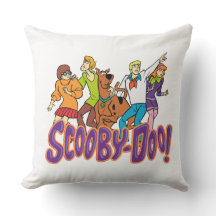 Scooby-Doo Mystery Silhouette Throw Pillow