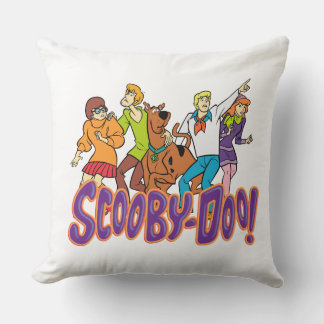 Scooby-Doo Mystery Silhouette Throw Pillow