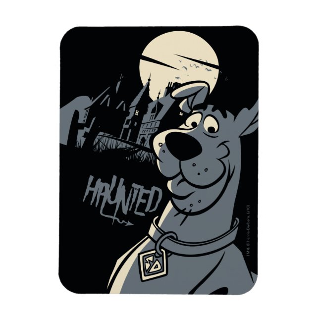 Scooby-Doo Noir Haunted Mansion Graphic Magnet (Vertical)