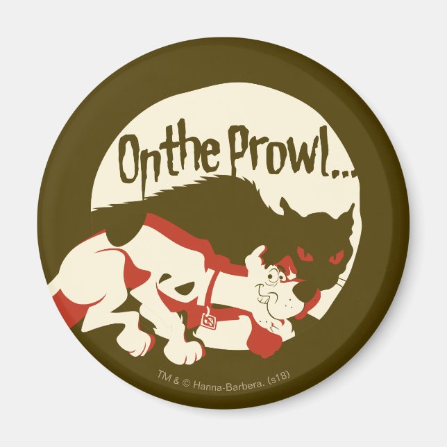 Scooby-Doo "On The Prowl" Magnet (Front)