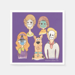 Scooby-Doo Our Halloween Masks Napkin