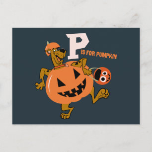 Scooby-Doo   P is for Pumpkin Postcard