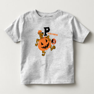 Scooby-Doo P is for Pumpkin Toddler T-shirt