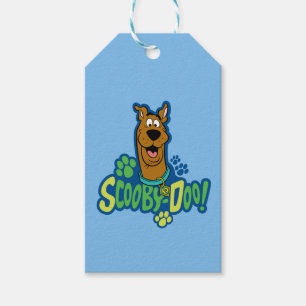 Scooby-Doo Paw Print Character Badge Gift Tags