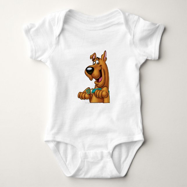 Scooby-Doo Paws Up Baby Bodysuit (Front)