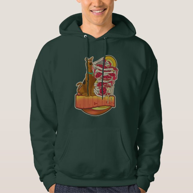 Scooby-Doo | Pile of Pizza "Munchies" Graphic Hoodie (Front)