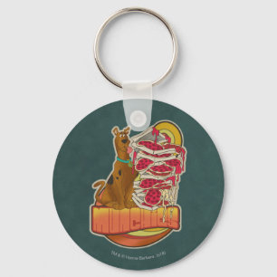 Scooby-Doo   Pile of Pizza "Munchies" Graphic Keychain